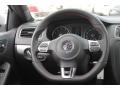 2014 Volkswagen Jetta Titan Black Interior Steering Wheel Photo