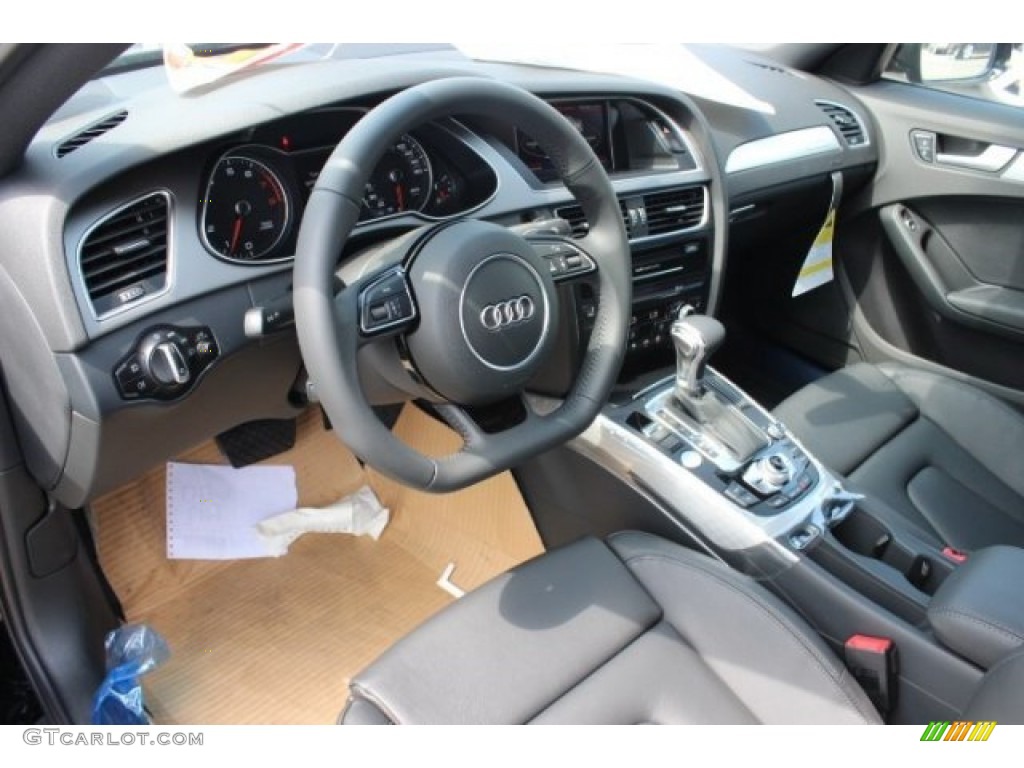 Black Interior 2015 Audi A4 2.0T Premium Plus quattro Photo #95922664