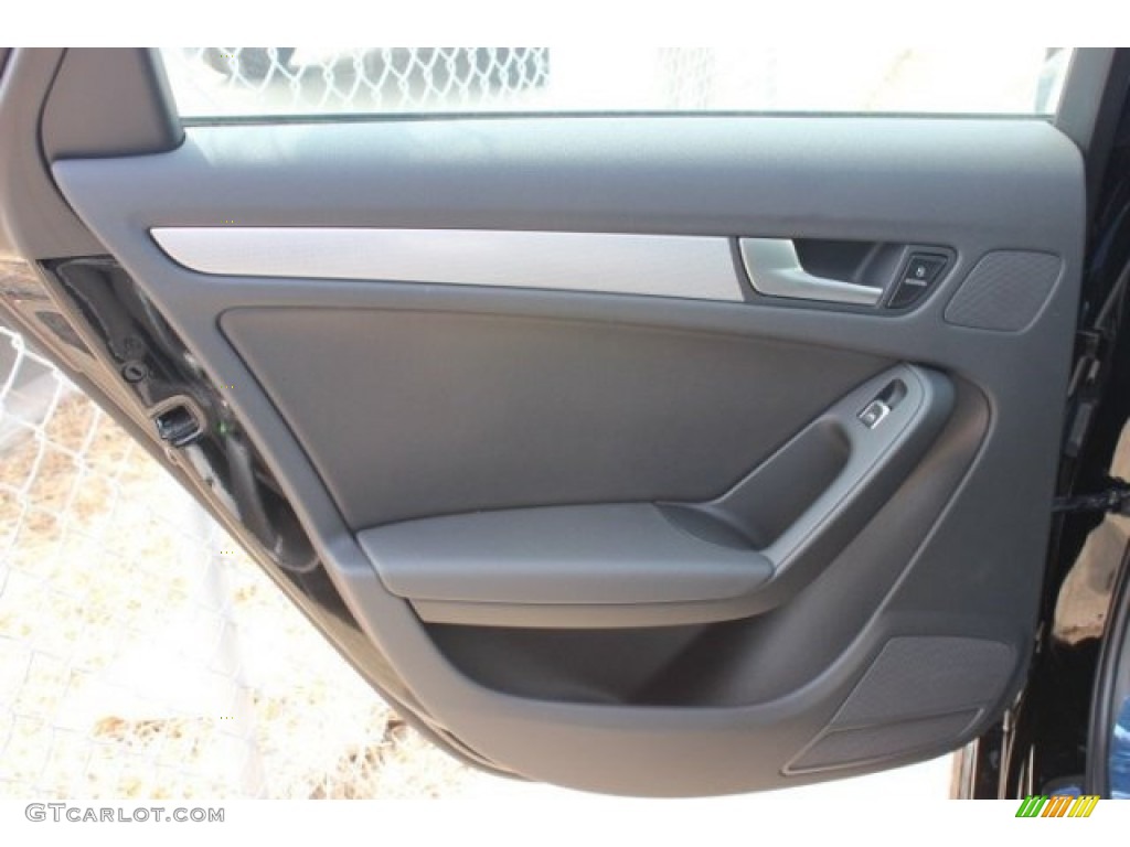 2015 Audi A4 2.0T Premium Plus quattro Black Door Panel Photo #95923018