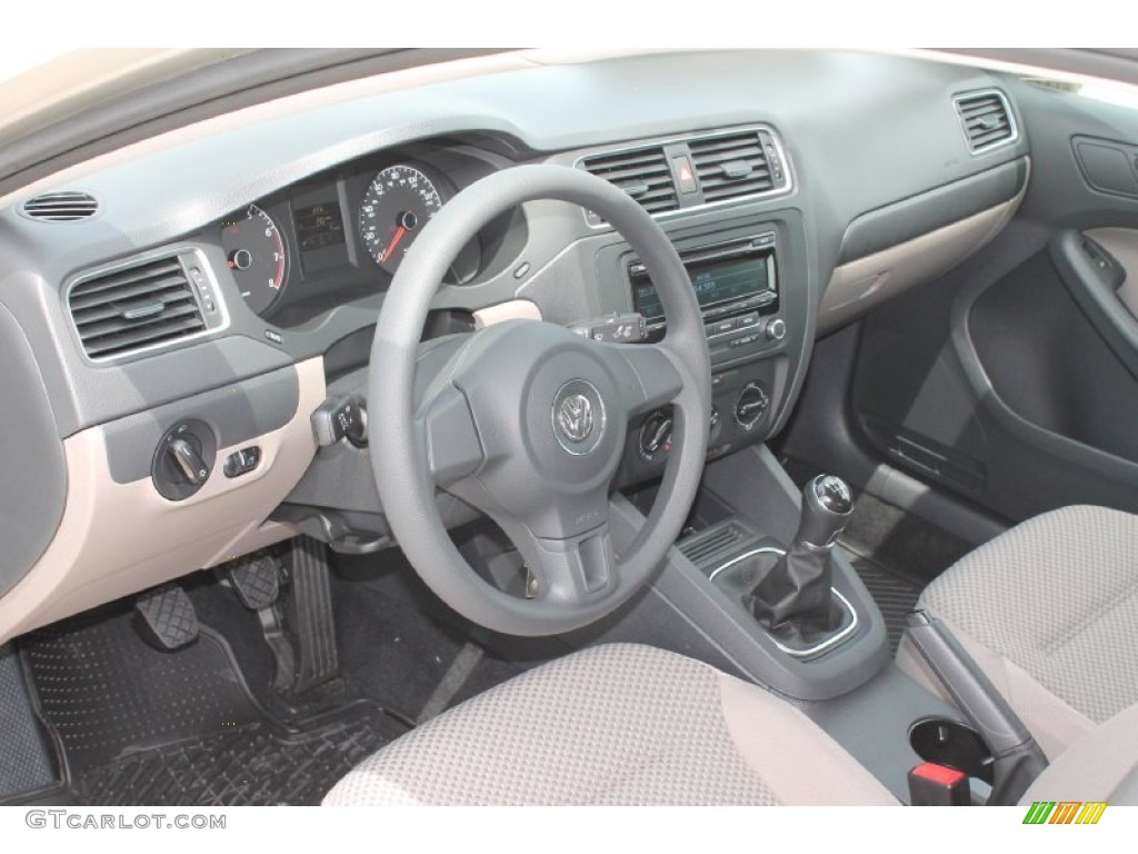 Latte Macchiato Interior 2014 Volkswagen Jetta S Sedan Photo #95923267