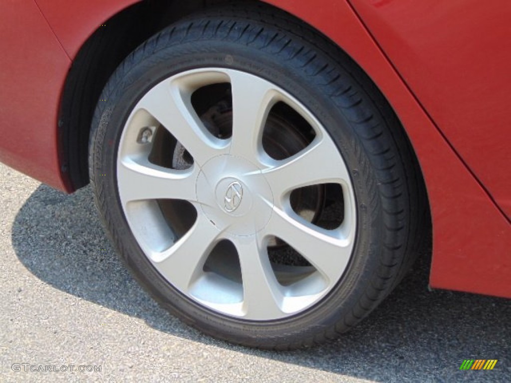 2012 Elantra Limited - Red Allure / Black photo #3