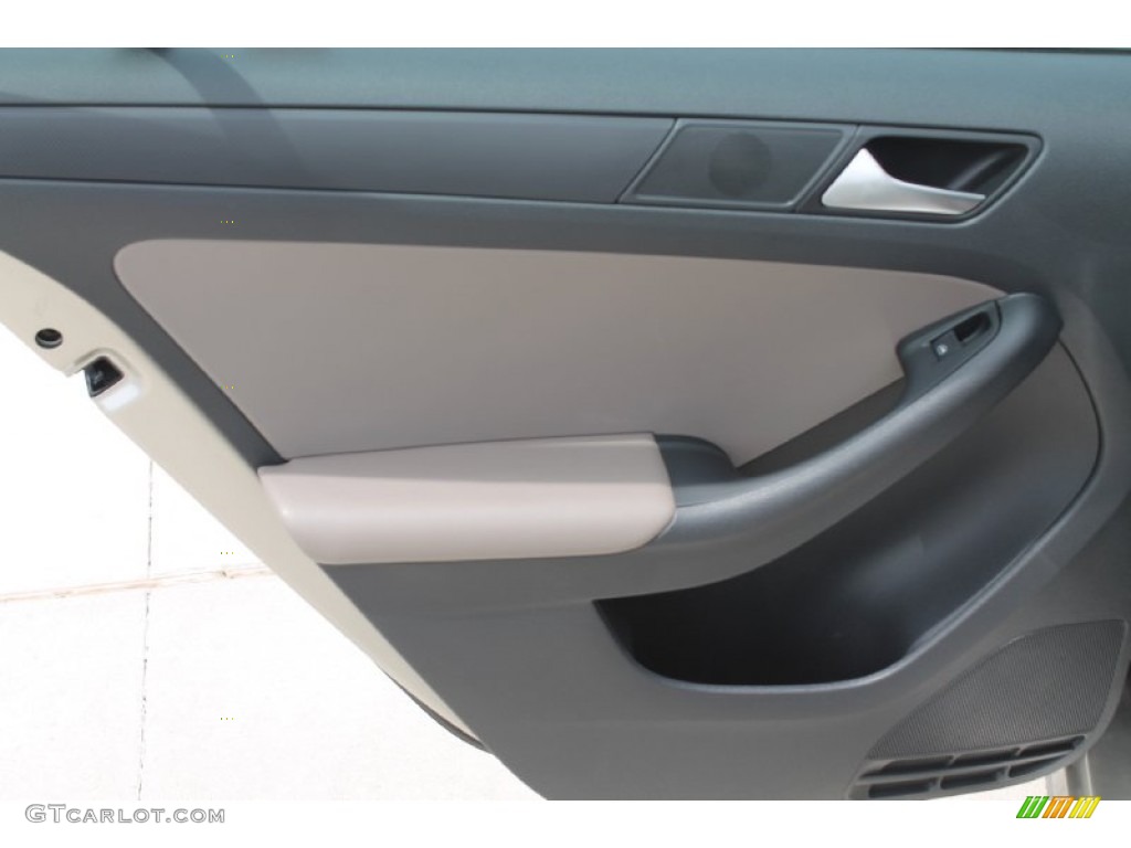 2014 Jetta S Sedan - Moonrock Silver Metallic / Latte Macchiato photo #18