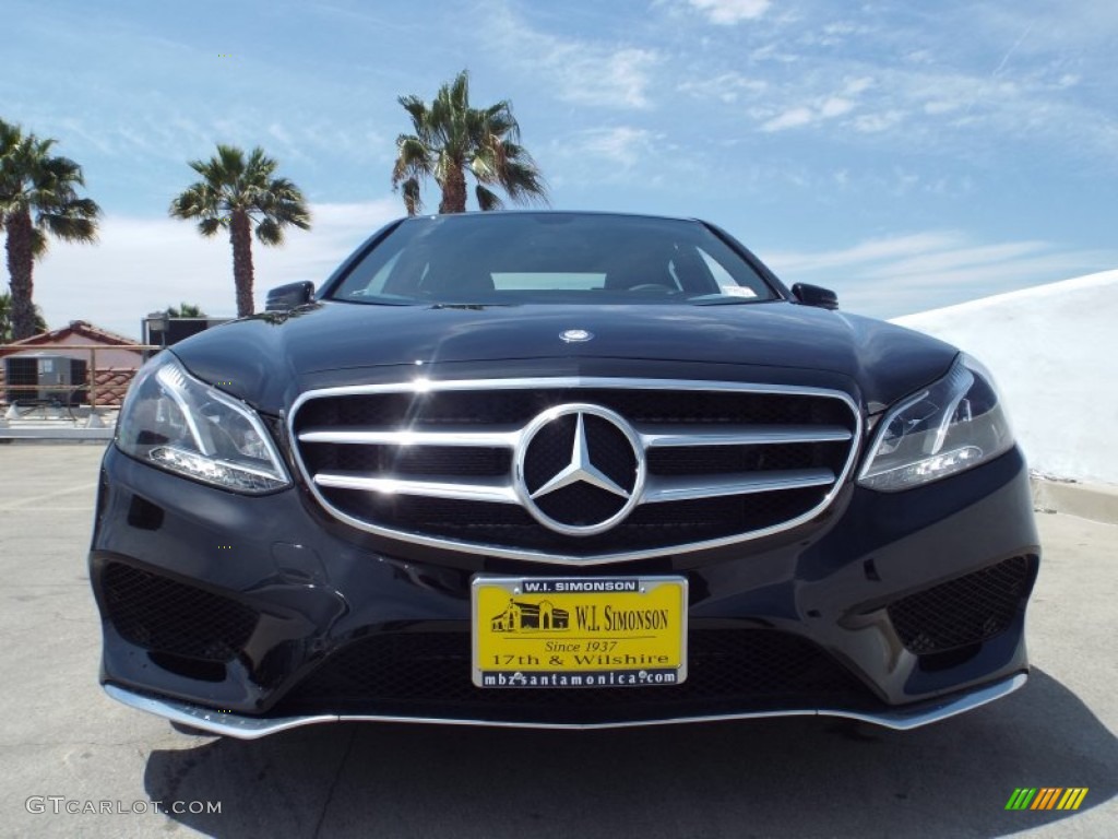 2014 E 350 Sport Sedan - Black / Black photo #2