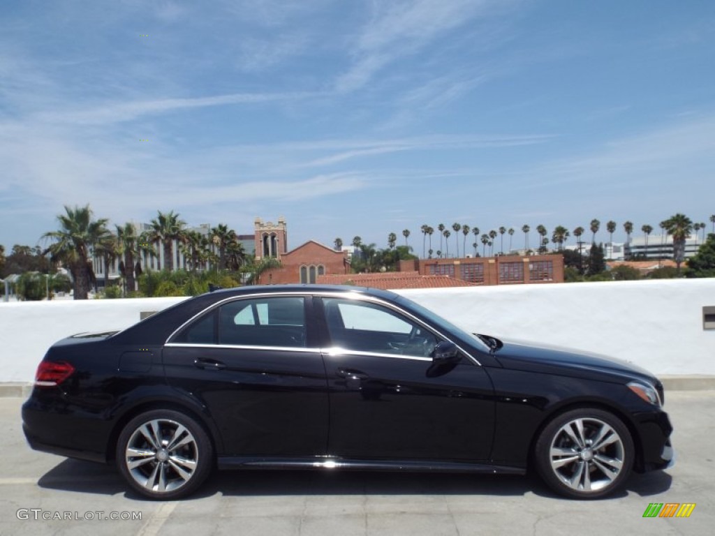 2014 E 350 Sport Sedan - Black / Black photo #3
