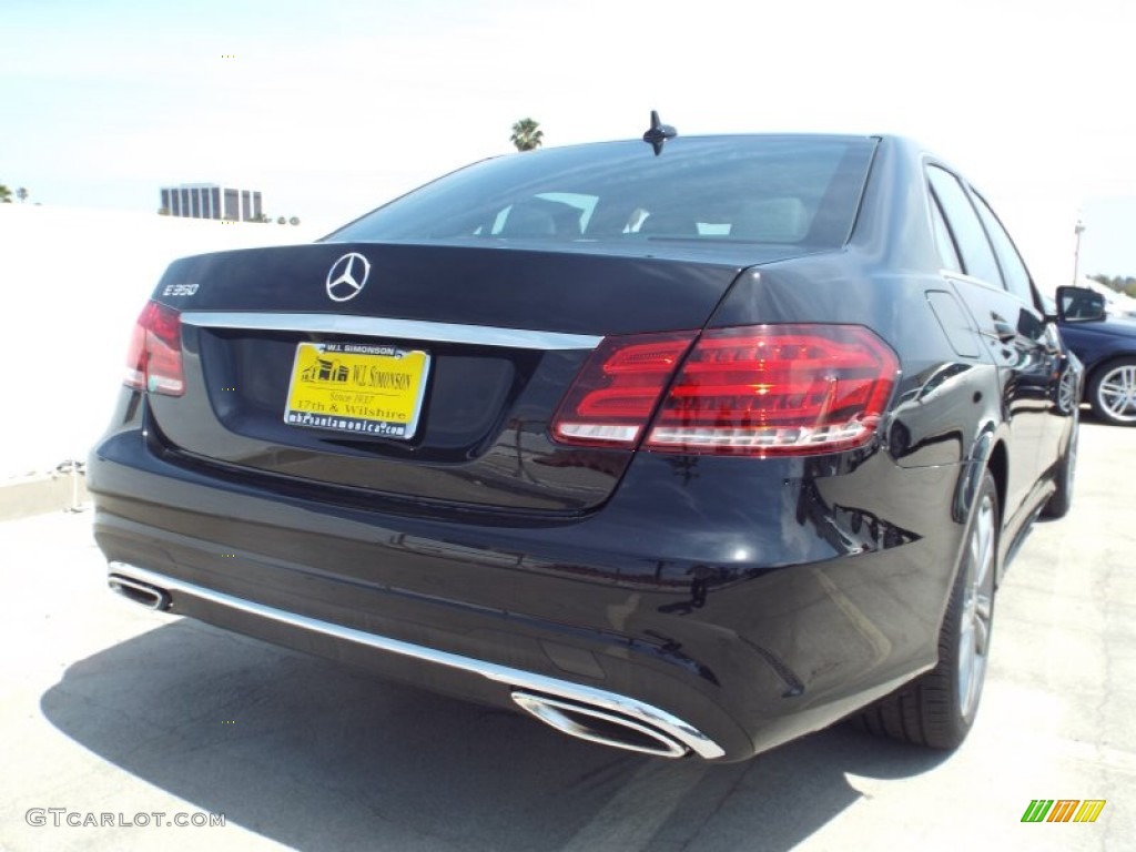 2014 E 350 Sport Sedan - Black / Black photo #4