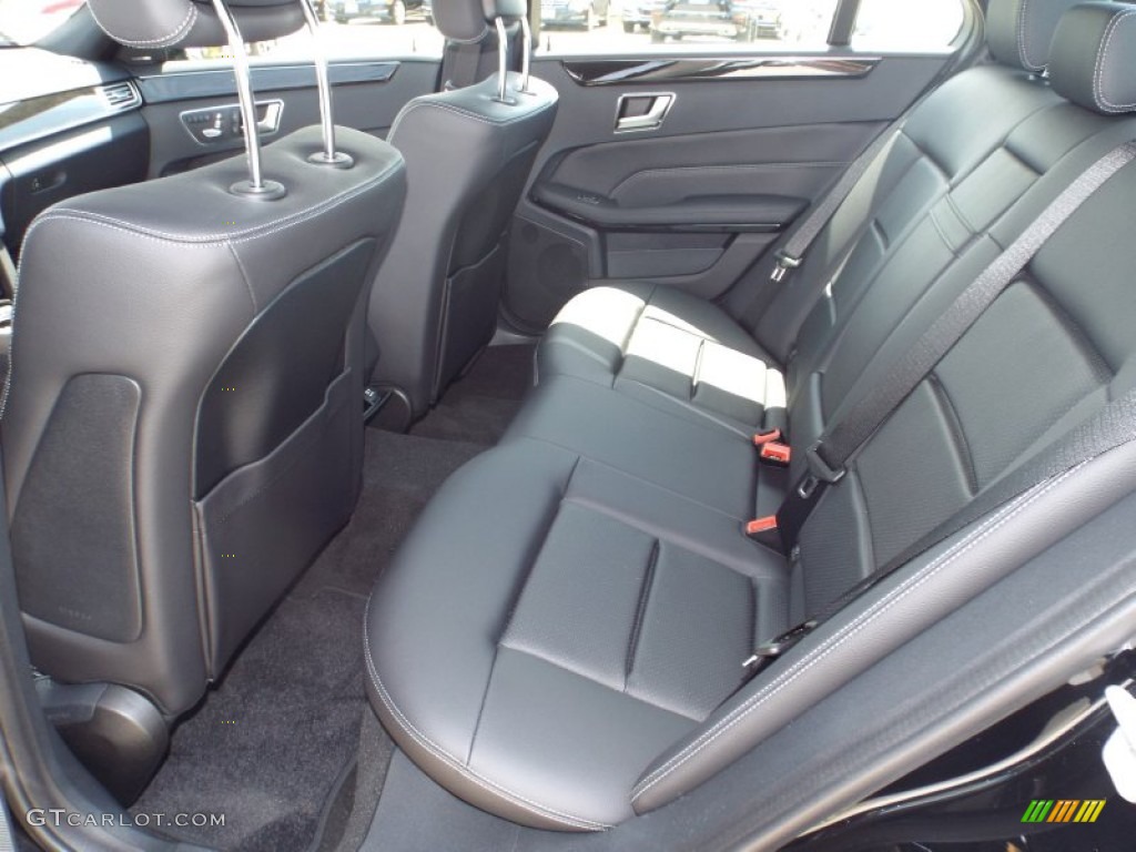 2014 E 350 Sport Sedan - Black / Black photo #8