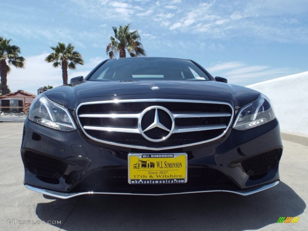 2014 E 350 Sport Sedan - Black / Black photo #2