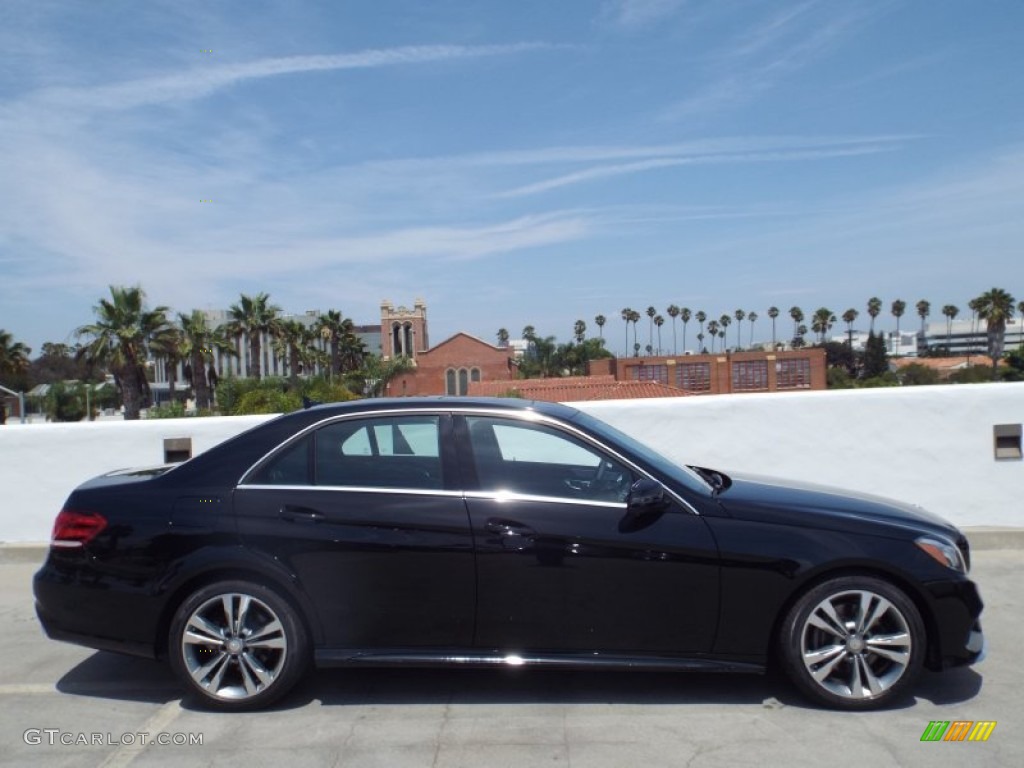 2014 E 350 Sport Sedan - Black / Black photo #3