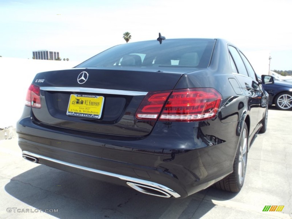 2014 E 350 Sport Sedan - Black / Black photo #4