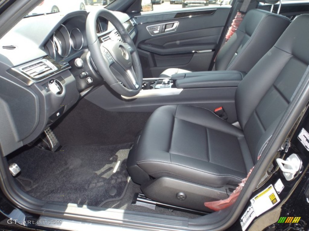 2014 E 350 Sport Sedan - Black / Black photo #7