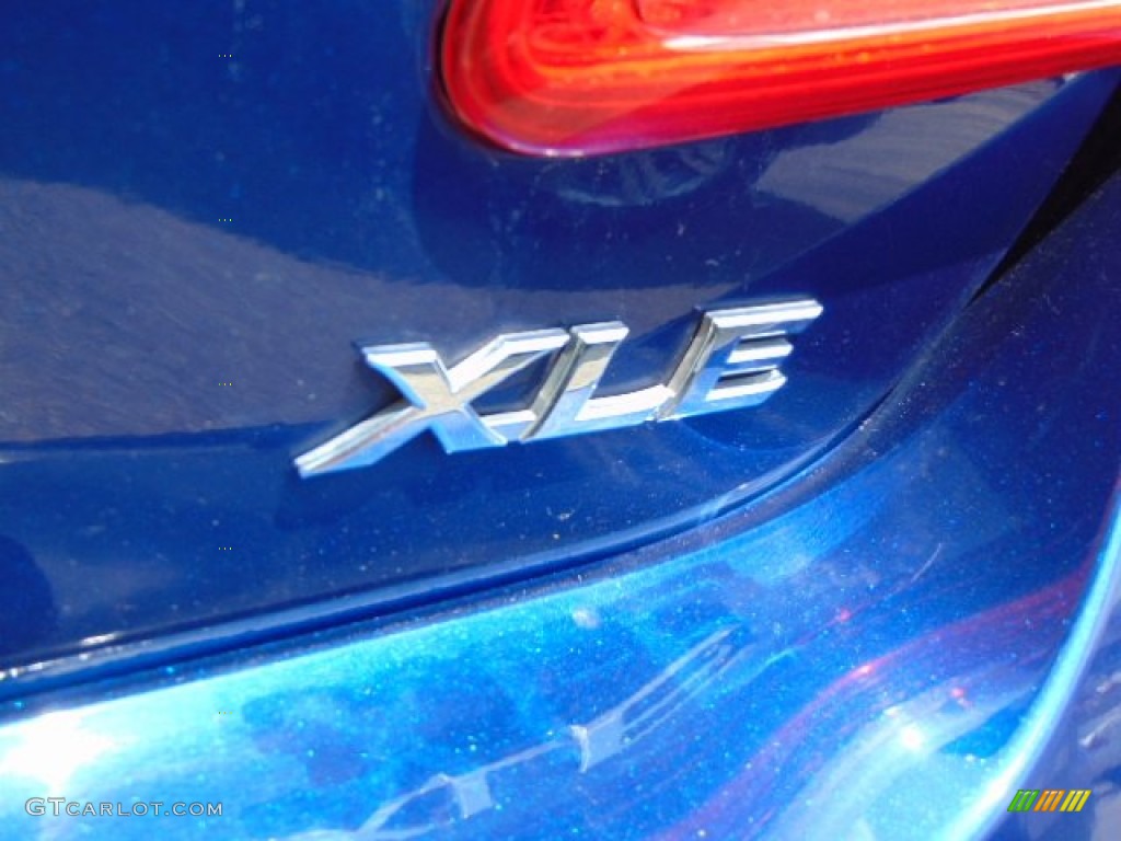 2007 Camry XLE V6 - Blue Ribbon Metallic / Ash photo #8