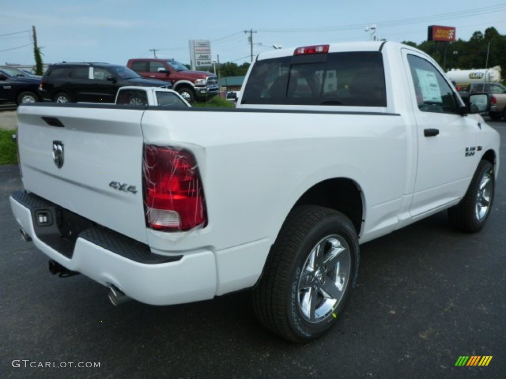 2014 1500 Express Regular Cab 4x4 - Bright White / Black/Diesel Gray photo #6