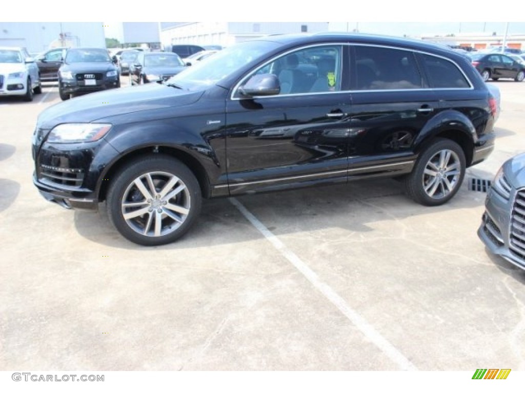 Orca Black Metallic 2015 Audi Q7 3.0 Premium Plus quattro Exterior Photo #95925874