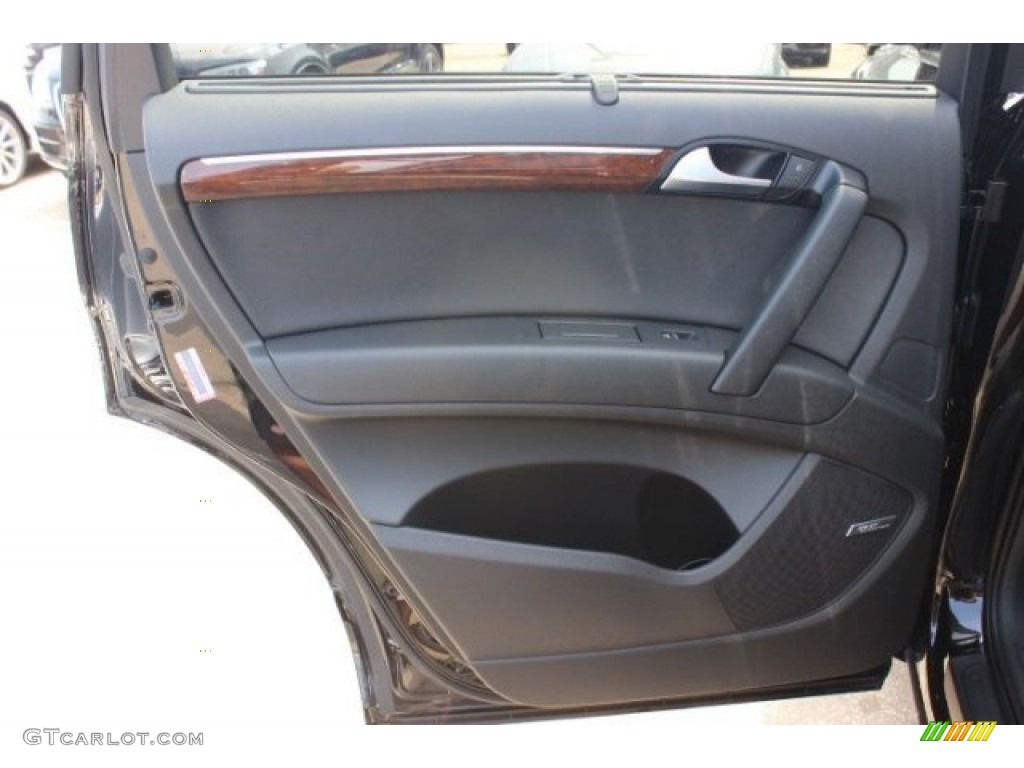 2015 Audi Q7 3.0 Premium Plus quattro Black Door Panel Photo #95926279