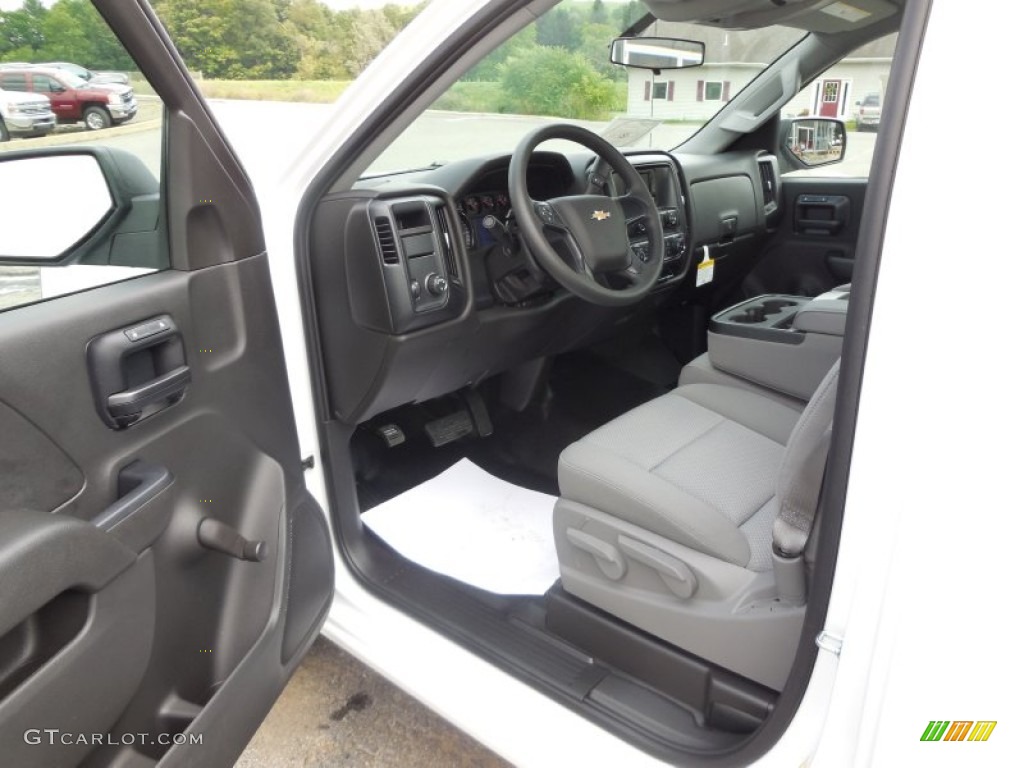 2014 Silverado 1500 WT Regular Cab - Summit White / Jet Black/Dark Ash photo #9