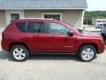 2014 Deep Cherry Red Crystal Pearl Jeep Compass Latitude 4x4  photo #6