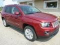 2014 Deep Cherry Red Crystal Pearl Jeep Compass Latitude 4x4  photo #9