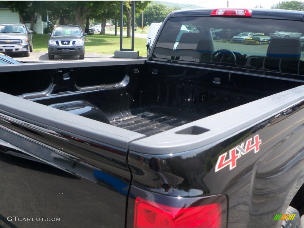 2014 Silverado 1500 WT Regular Cab 4x4 - Black / Jet Black/Dark Ash photo #10