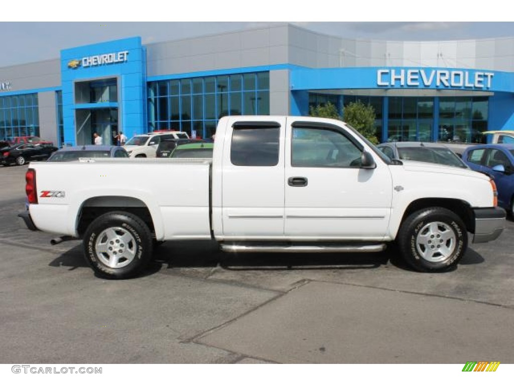2004 Silverado 1500 Z71 Extended Cab 4x4 - Summit White / Dark Charcoal photo #1