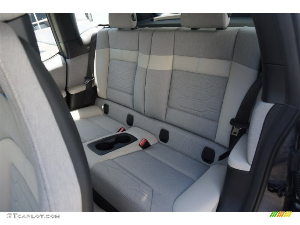 Mega Carum Spice Grey Sensatec/Carum Spice Grey Cloth Interior 2014 BMW i3 with Range Extender Photo #95936548