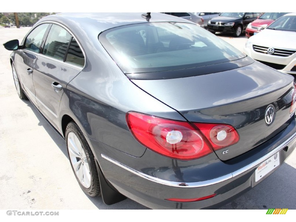 2012 CC Sport - Island Gray Metallic / Black/Cornsilk Beige photo #6