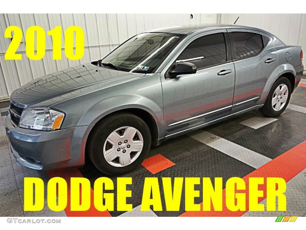 2010 Avenger SXT - Silver Steel Metallic / Dark Slate Gray photo #1