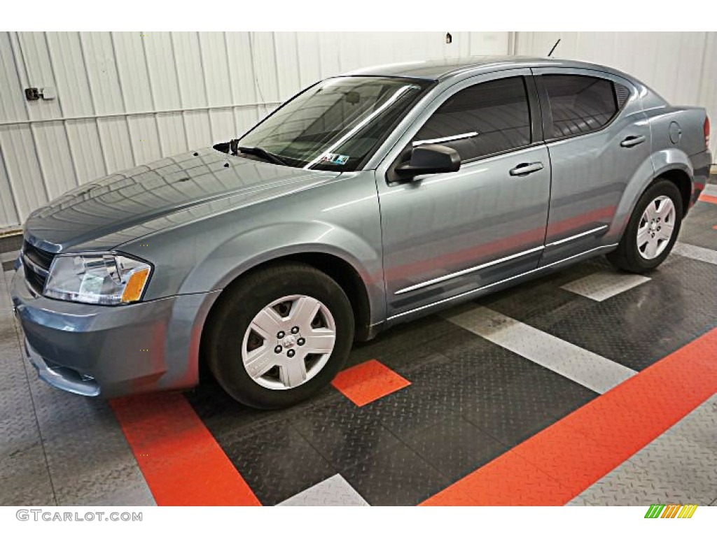 2010 Avenger SXT - Silver Steel Metallic / Dark Slate Gray photo #2