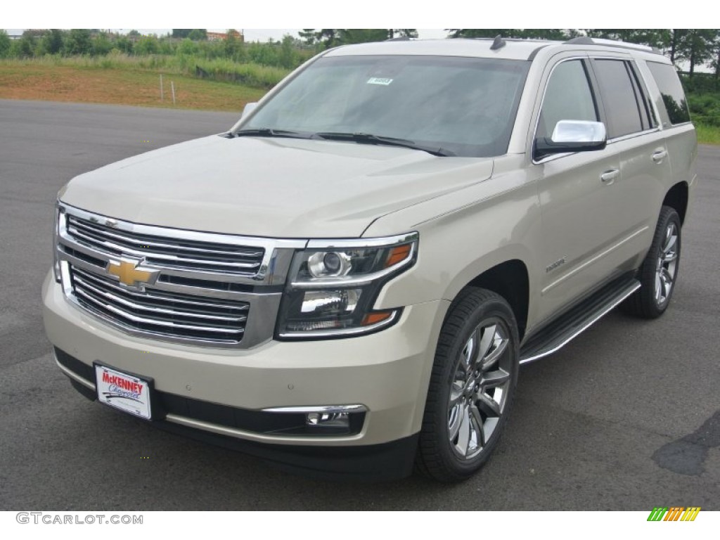 2015 Tahoe LTZ 4WD - Champagne Silver Metallic / Jet Black photo #2