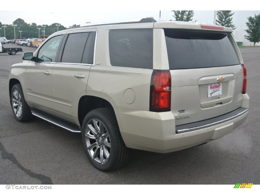 2015 Tahoe LTZ 4WD - Champagne Silver Metallic / Jet Black photo #4