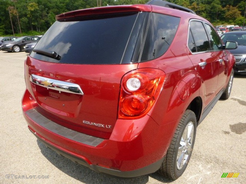 2015 Equinox LT AWD - Crystal Red Tintcoat / Jet Black photo #5