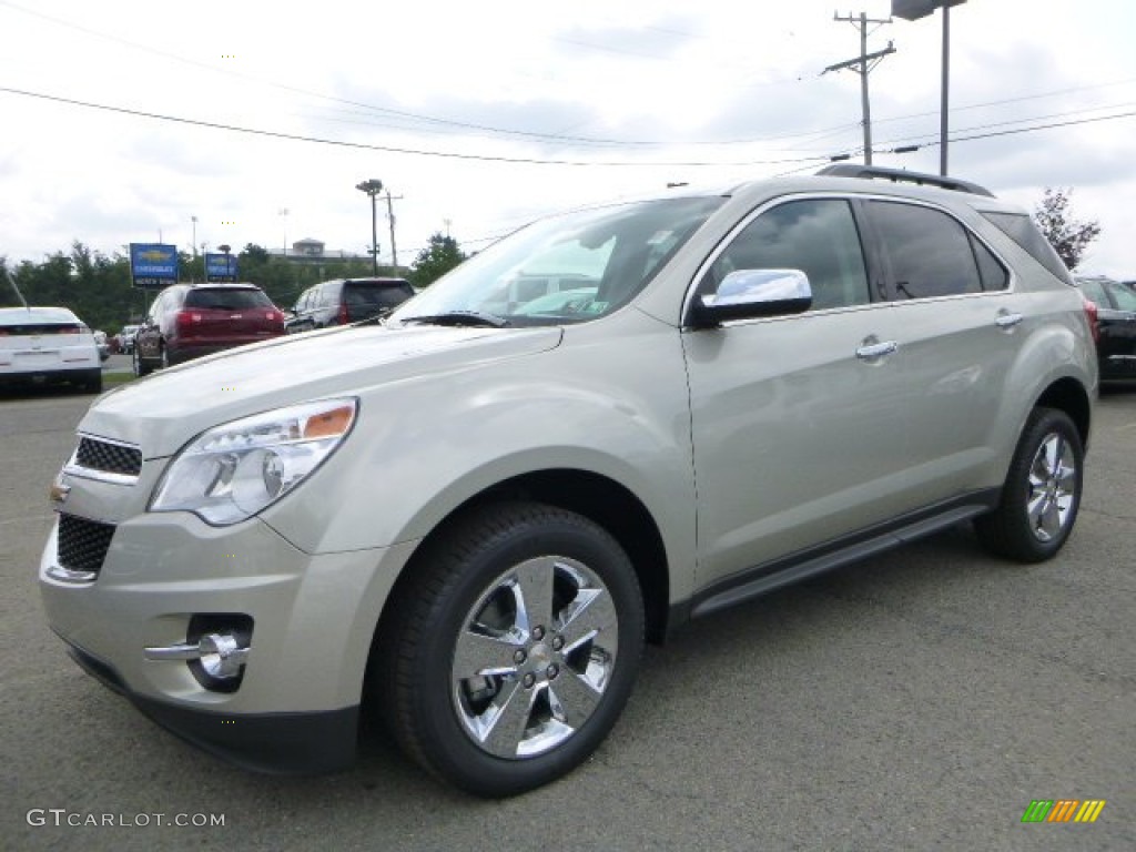 Champagne Silver Metallic 2015 Chevrolet Equinox LT AWD Exterior Photo #95940505