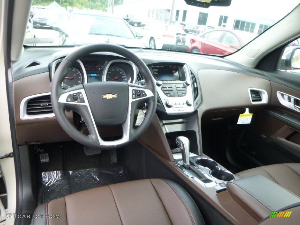 Brownstone/Jet Black Interior 2015 Chevrolet Equinox LT AWD Photo #95940688