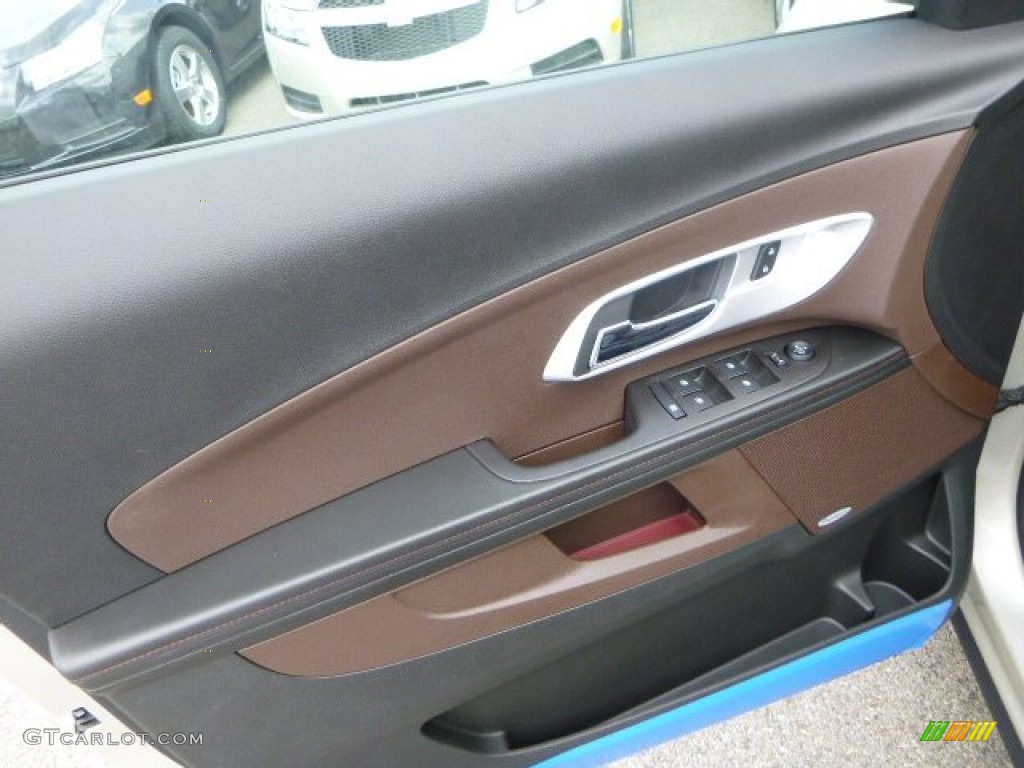 2015 Chevrolet Equinox LT AWD Brownstone/Jet Black Door Panel Photo #95940718