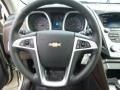 2015 Chevrolet Equinox Brownstone/Jet Black Interior Steering Wheel Photo