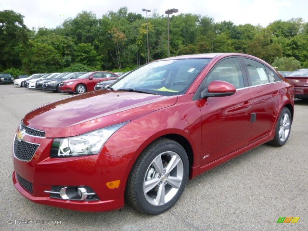 Crystal Red Tintcoat 2014 Chevrolet Cruze LT Exterior Photo #95940844