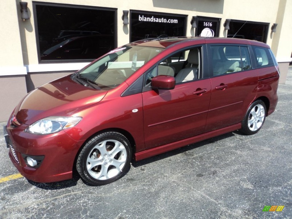 2008 MAZDA5 Touring - Copper Red / Sand photo #1