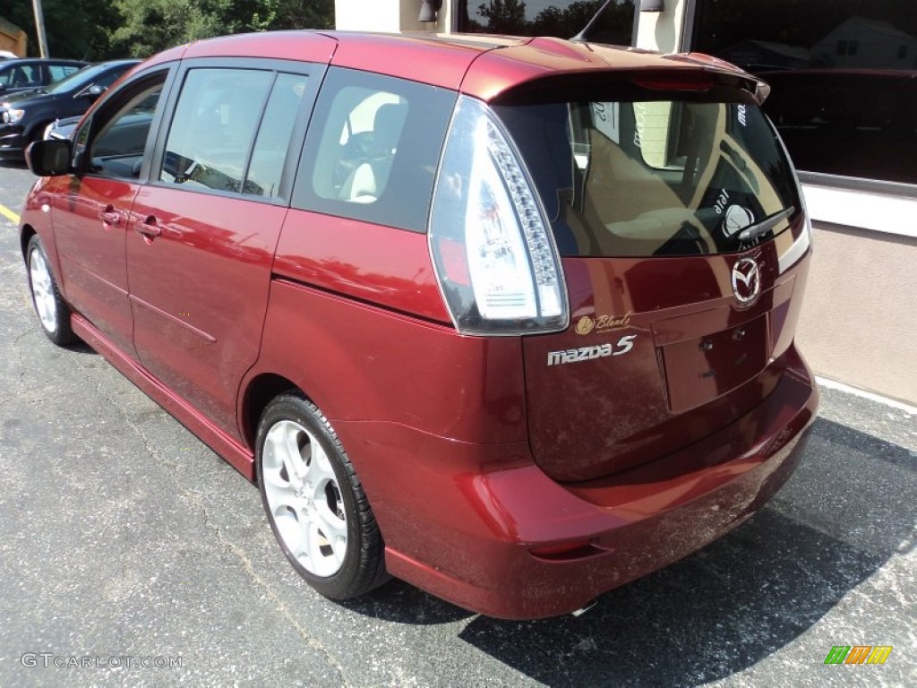 2008 MAZDA5 Touring - Copper Red / Sand photo #2