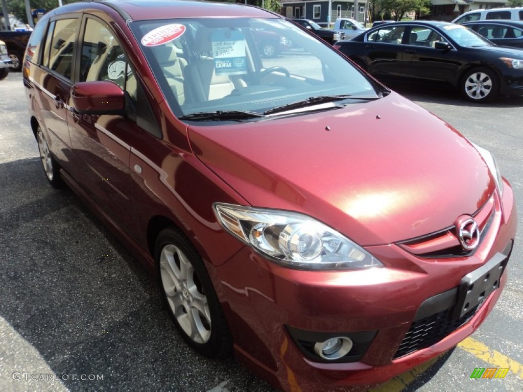 2008 MAZDA5 Touring - Copper Red / Sand photo #4