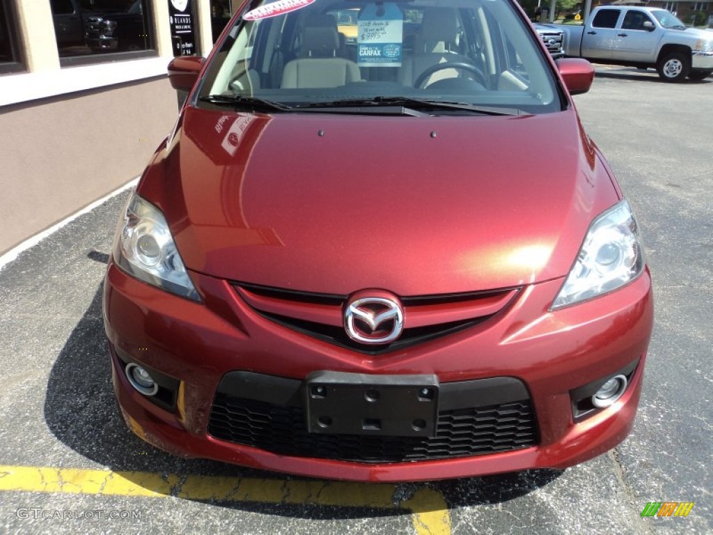 2008 MAZDA5 Touring - Copper Red / Sand photo #20