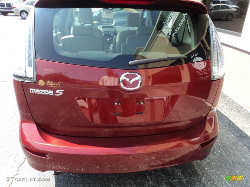 2008 MAZDA5 Touring - Copper Red / Sand photo #23