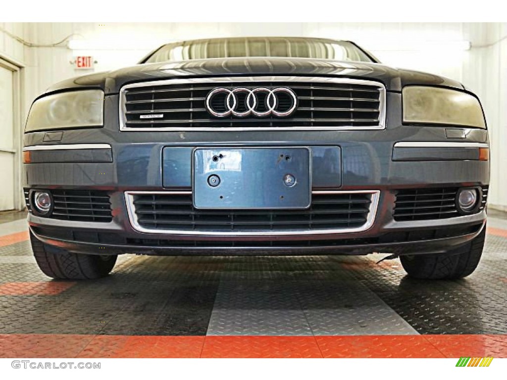 2004 A8 L 4.2 quattro - Night Blue Pearl Effect / Beige photo #3