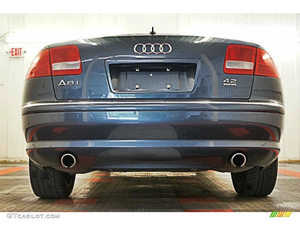 2004 A8 L 4.2 quattro - Night Blue Pearl Effect / Beige photo #6