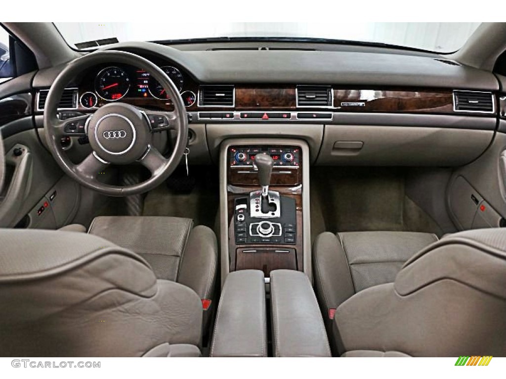 2004 A8 L 4.2 quattro - Night Blue Pearl Effect / Beige photo #8