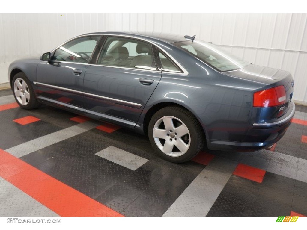 2004 A8 L 4.2 quattro - Night Blue Pearl Effect / Beige photo #19