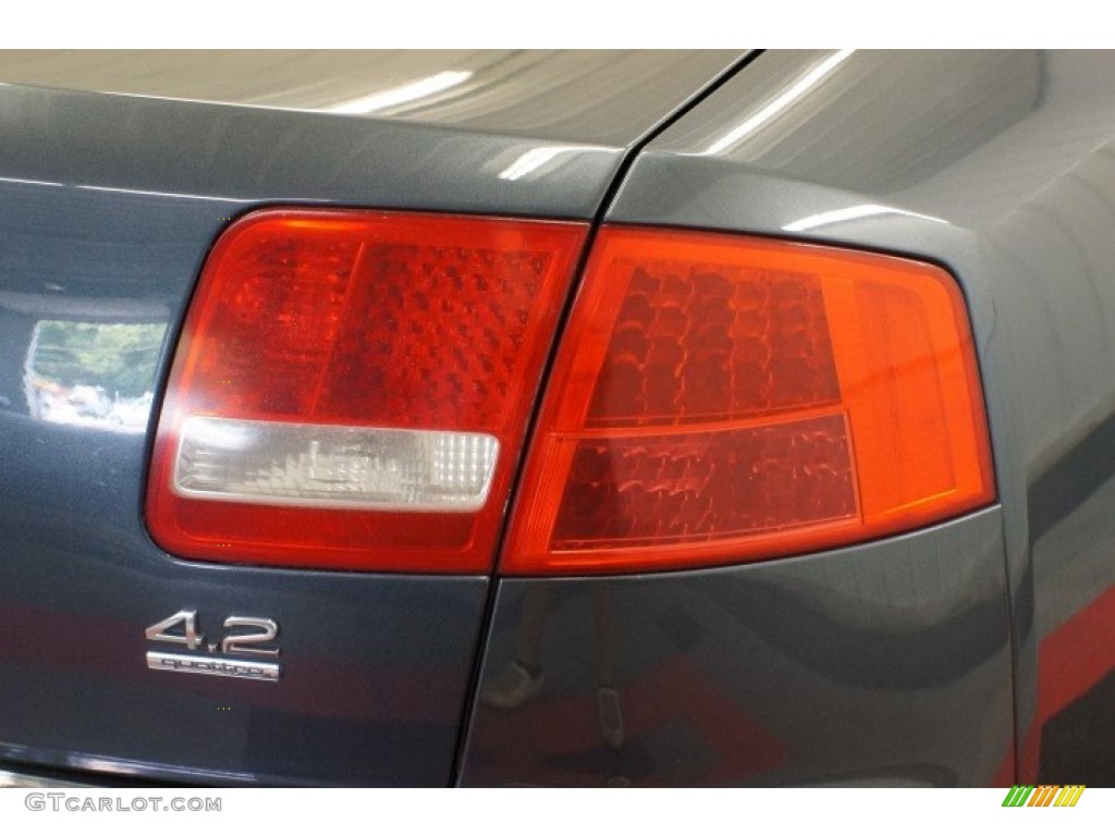 2004 A8 L 4.2 quattro - Night Blue Pearl Effect / Beige photo #65