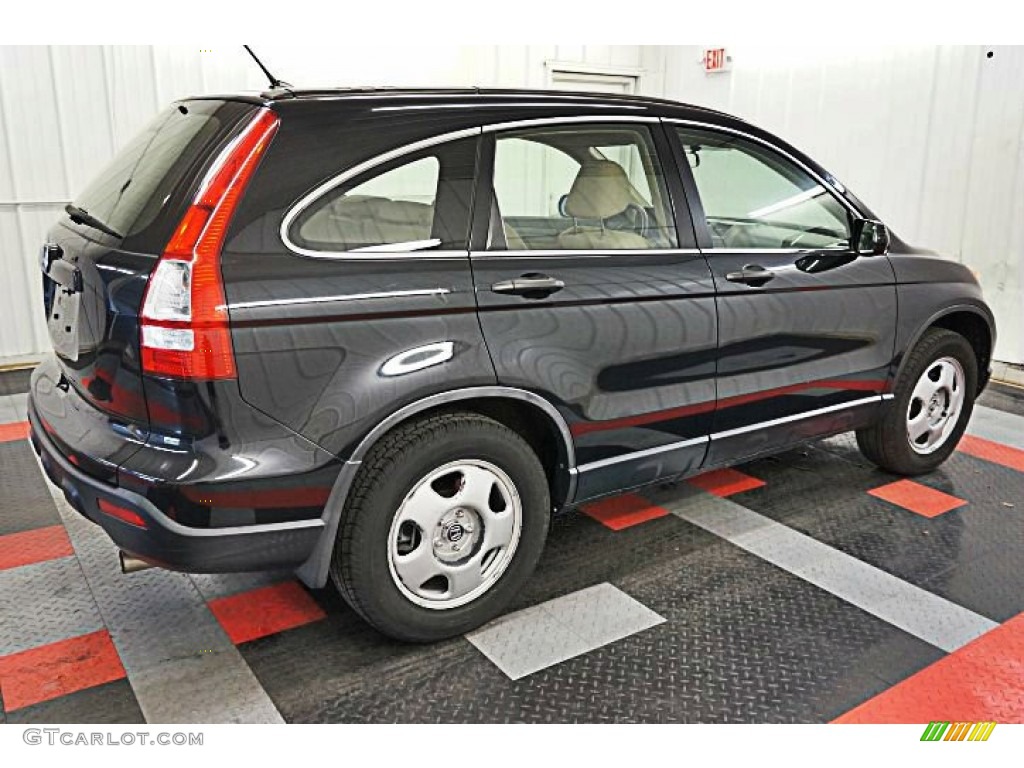 2008 CR-V LX - Nighthawk Black Pearl / Ivory photo #5