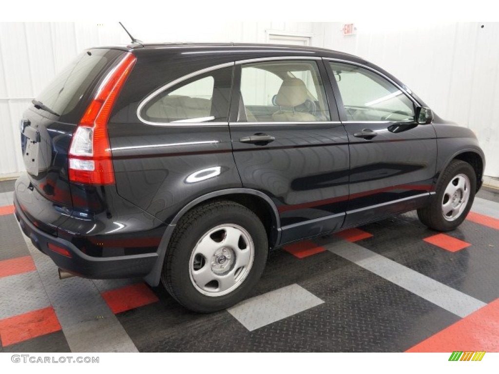 2008 CR-V LX - Nighthawk Black Pearl / Ivory photo #15