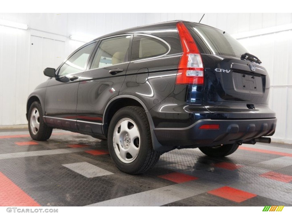2008 CR-V LX - Nighthawk Black Pearl / Ivory photo #18