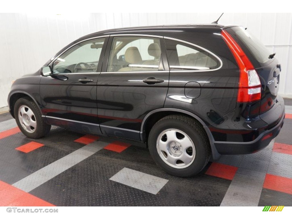 2008 CR-V LX - Nighthawk Black Pearl / Ivory photo #19