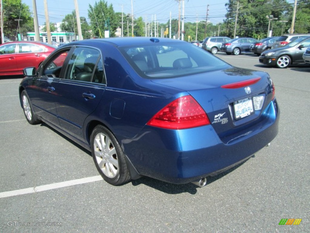 2006 Accord EX-L V6 Sedan - Sapphire Blue Pearl / Gray photo #8